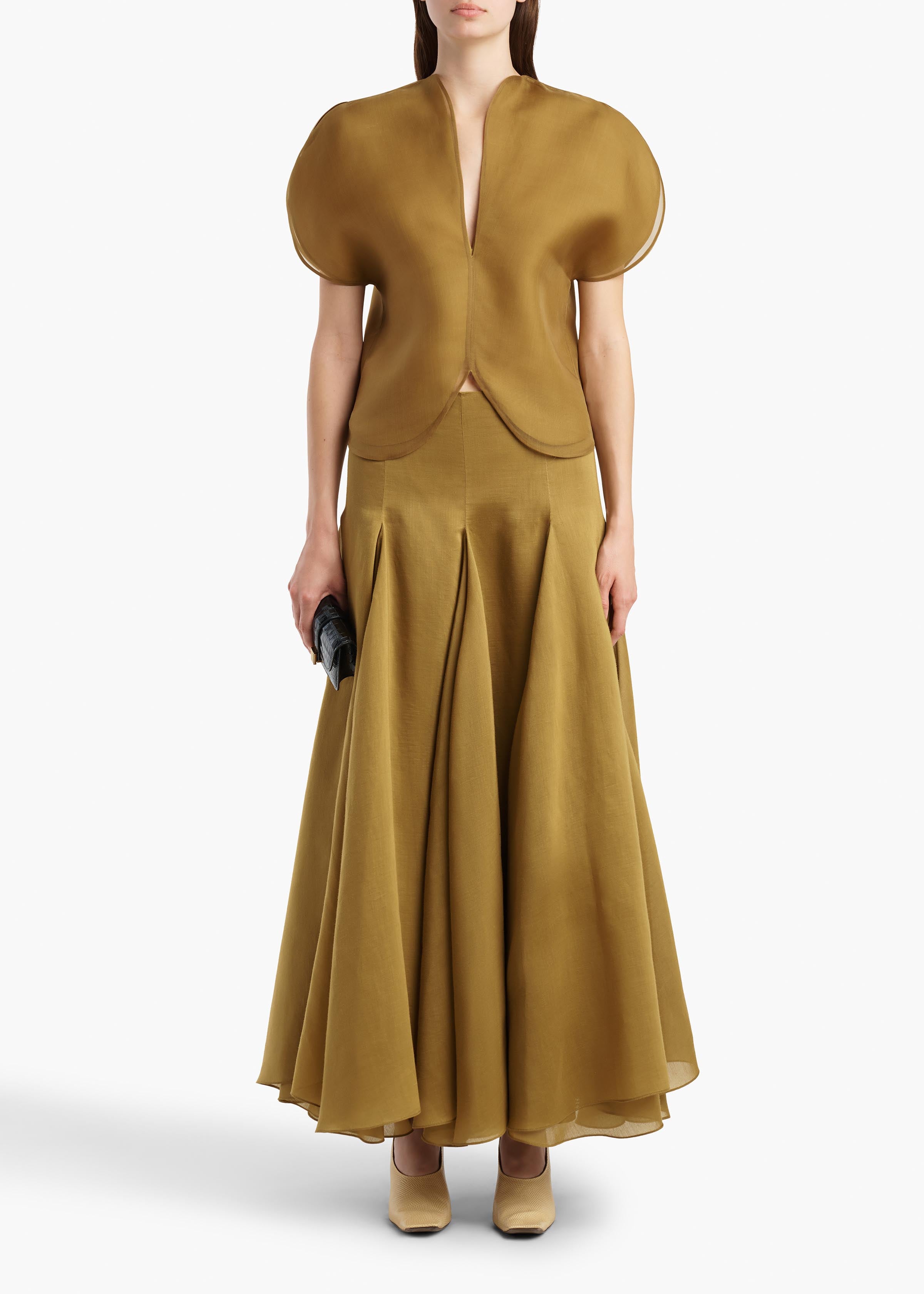 CODA SKIRT BRONZE 41964232 711 A STYLED