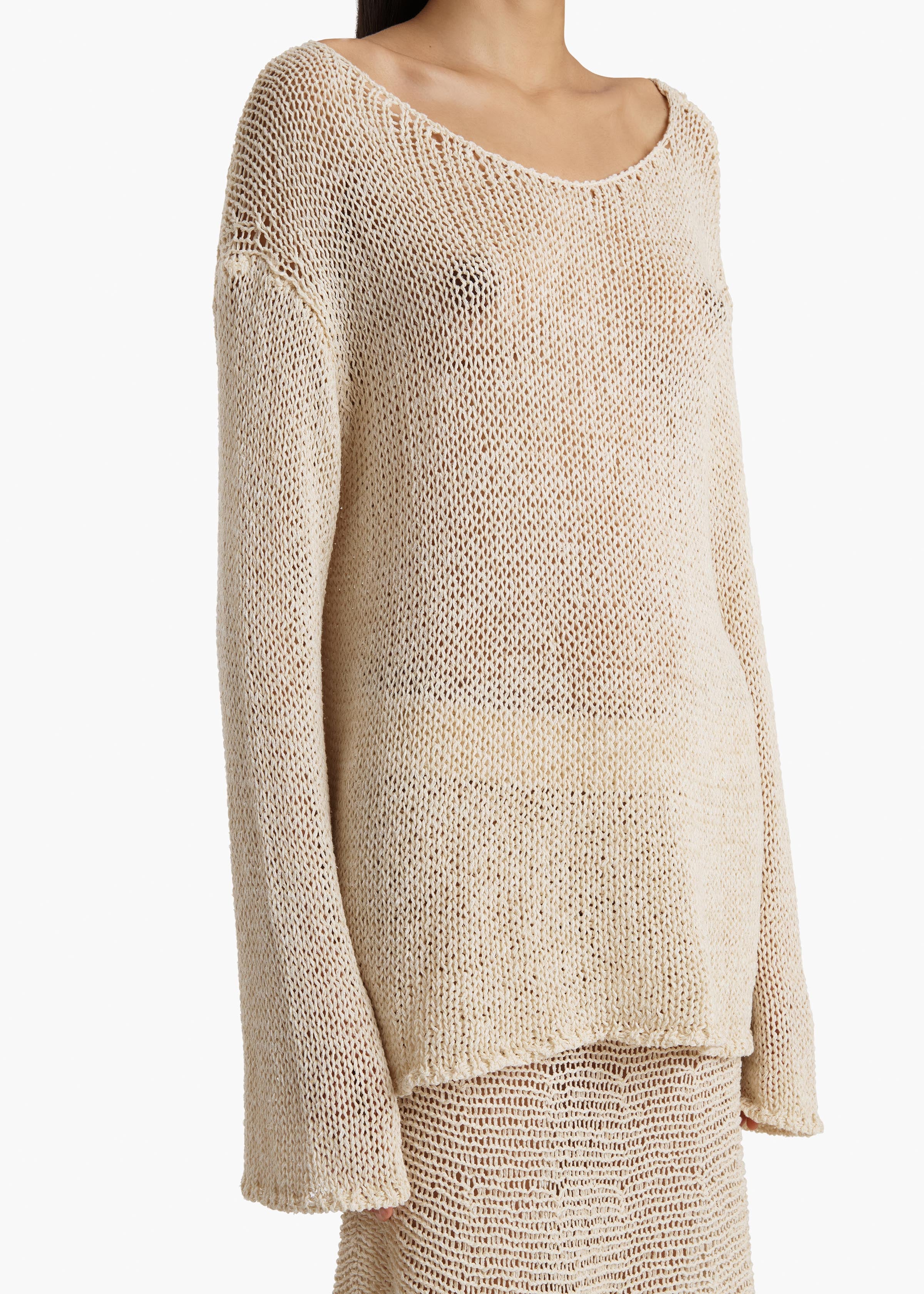 DAVET TOP IVORY 18190458 101 D