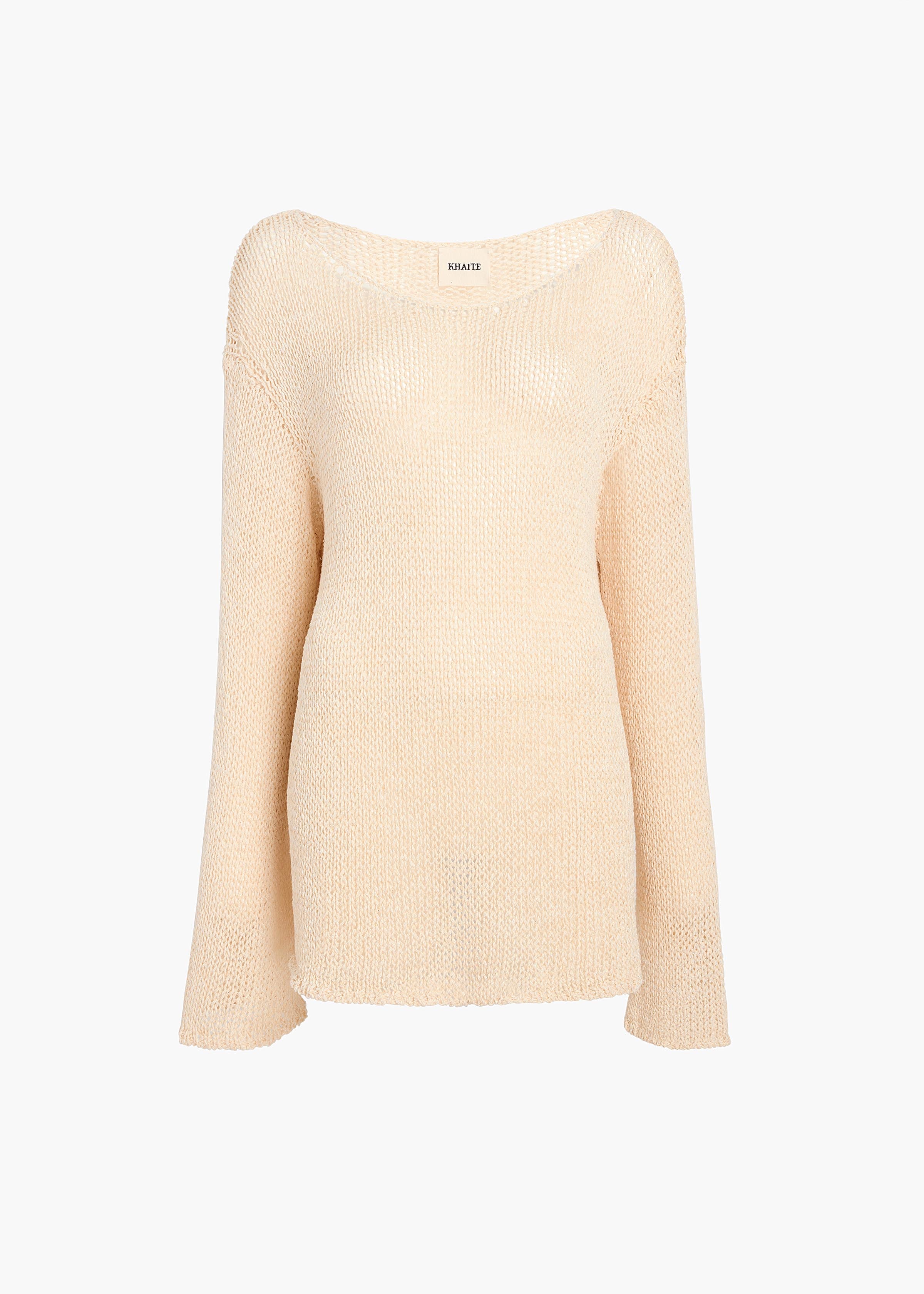 DAVET TOP IVORY 18190458 101 GHOST