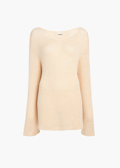 DAVET TOP IVORY 18190458 101 GHOST