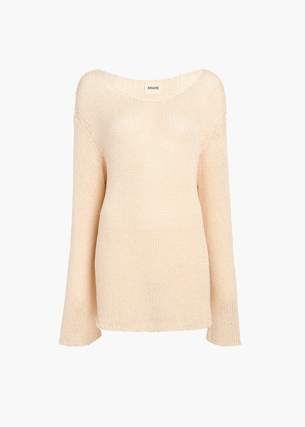 DAVET TOP IVORY 18190458 101 GHOST