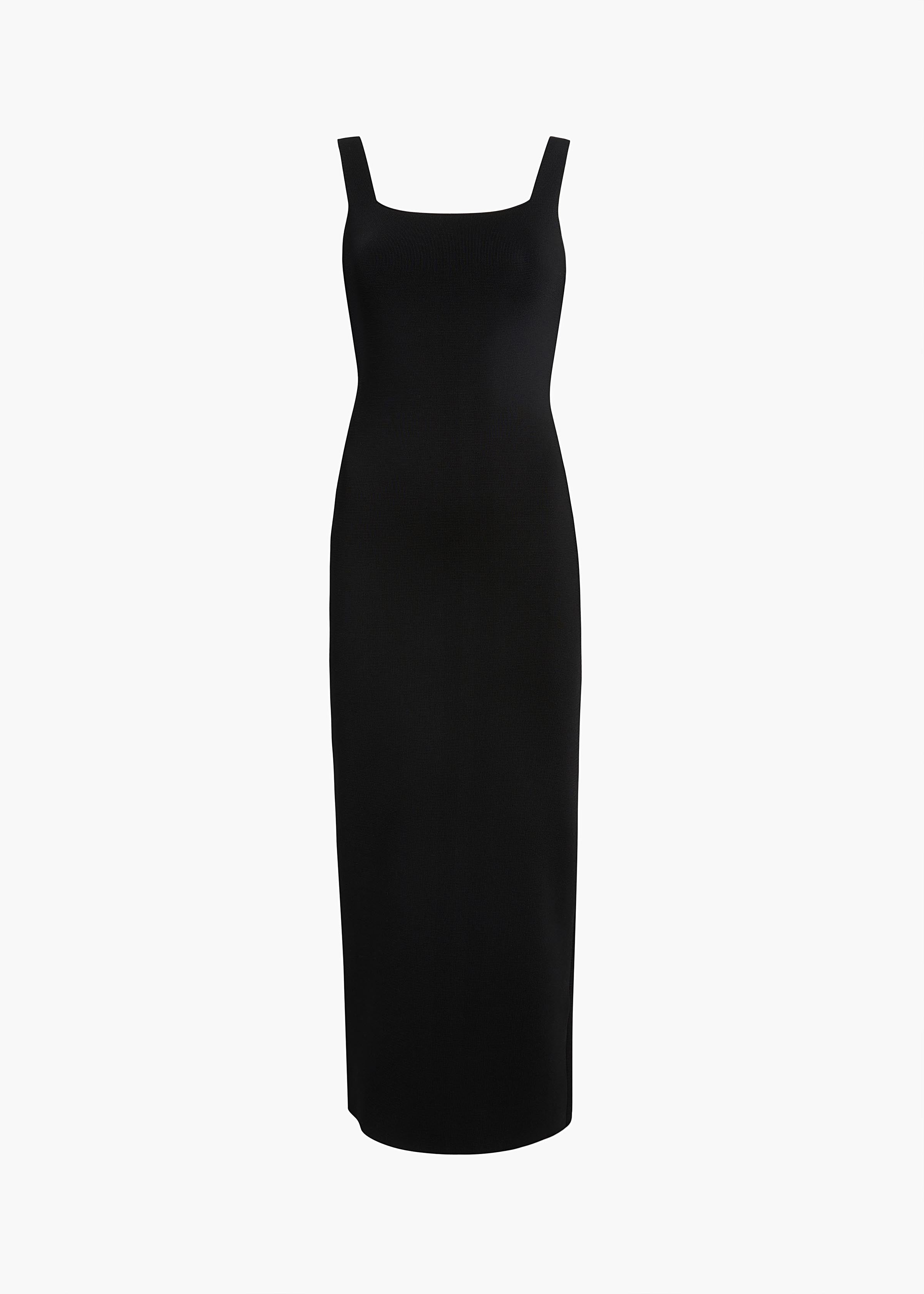 Dixi Dress in Black FLAT VIEW