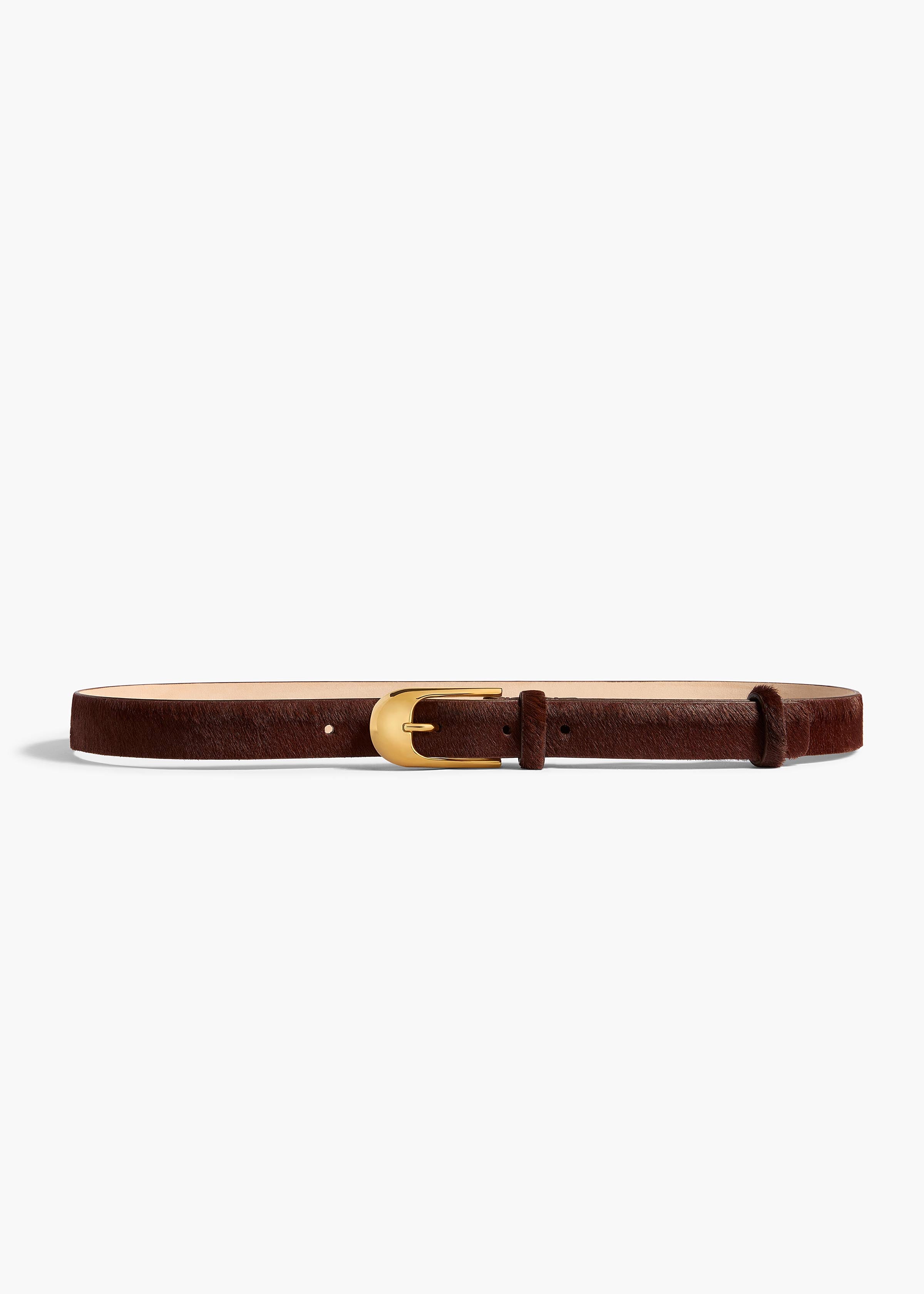 DOME BELT GOLD 25MM RED MAHOGANY 10105 760 763 A
