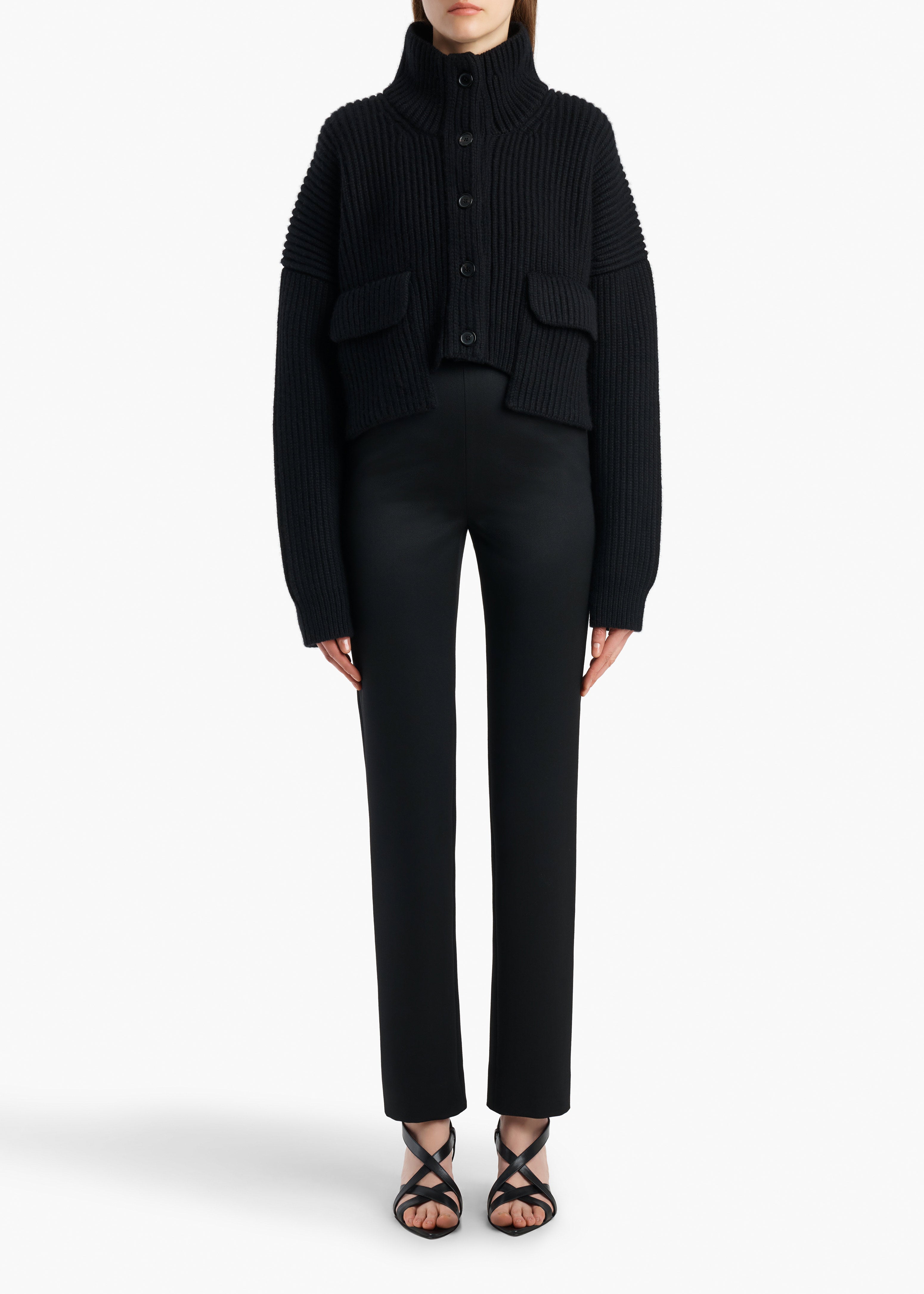 EITA CARDIGAN BLACK 18347650 200 A STYLED