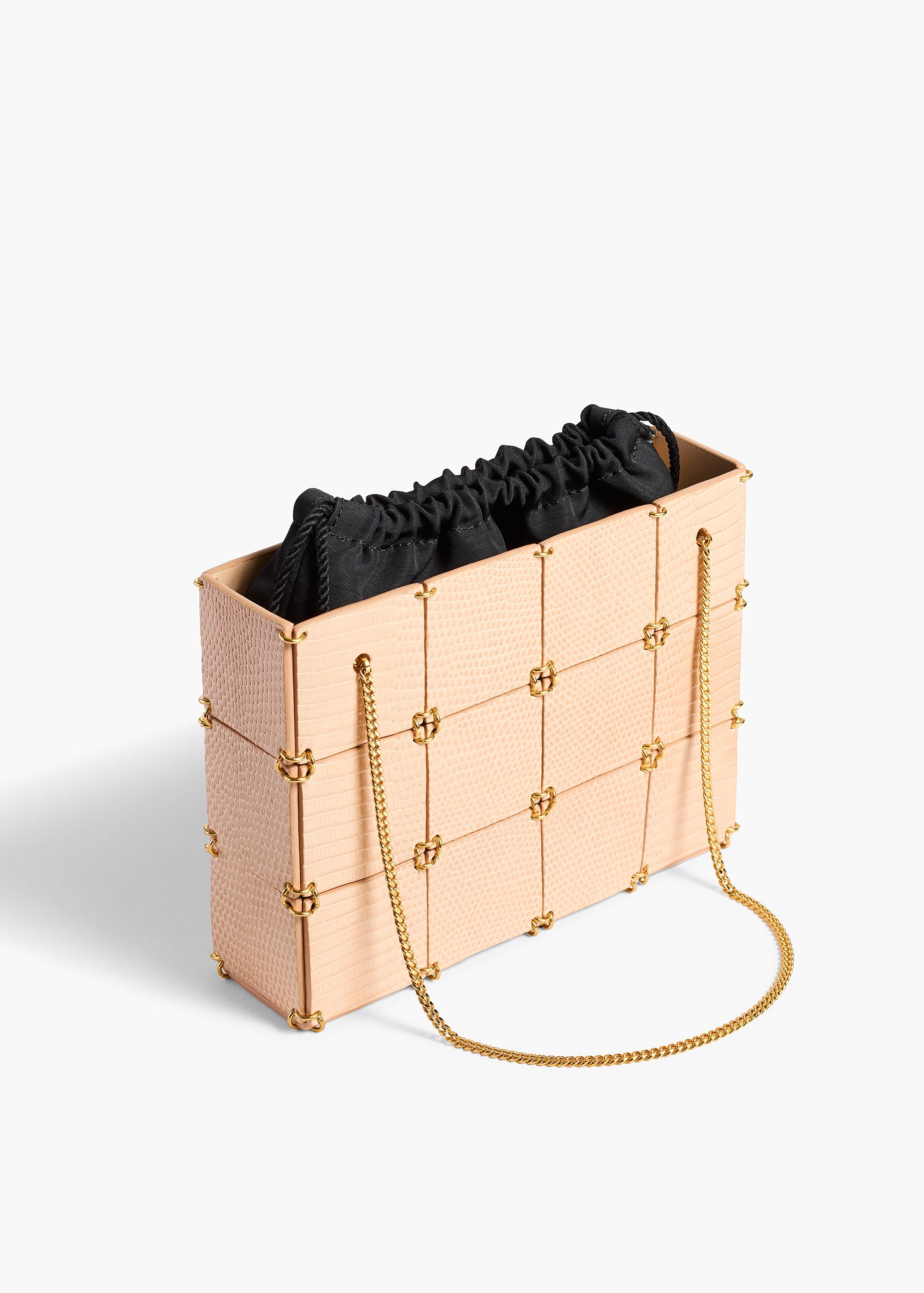 KHAITE - Mini Emma Bag in Desert Sand Lizard