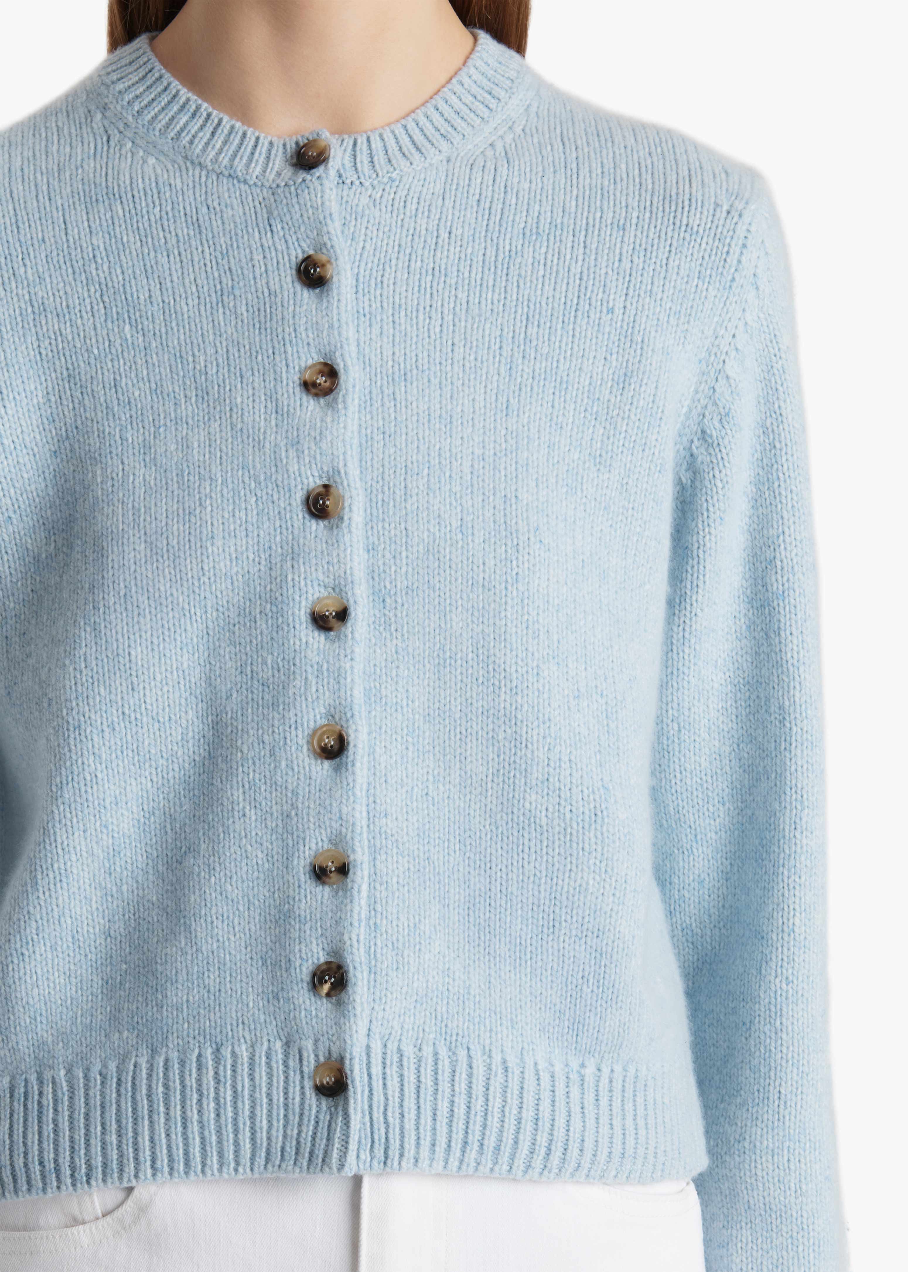 Everheart Cardigan in Atmosphere DETAILED VIEW 1