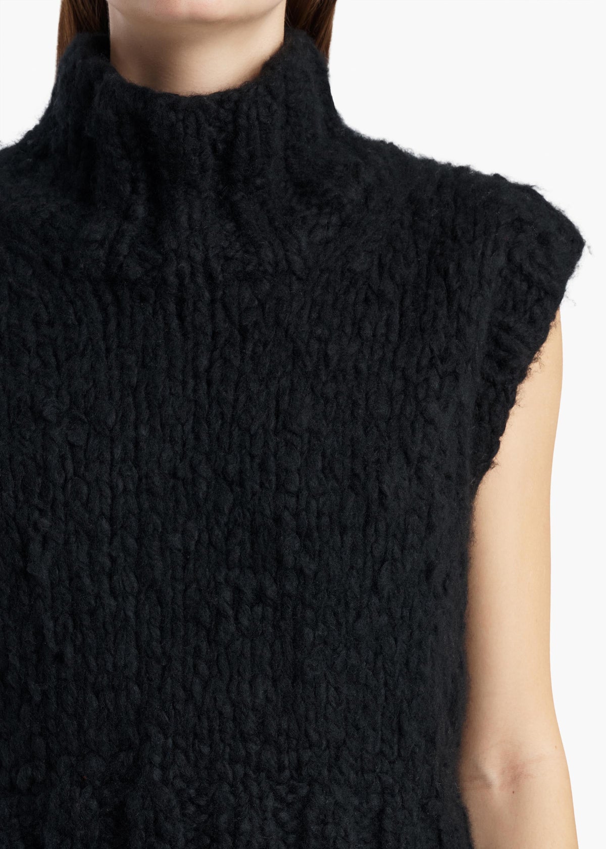 KHAITE - Fawn Top in Black