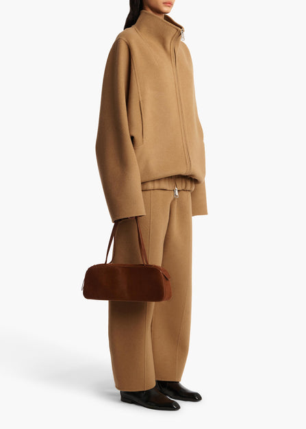 Garret Jacket in Camel STYLED VIEW