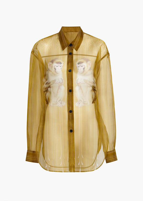 GOYA TOP MONKEY PRINT 24303438 688 GHOST