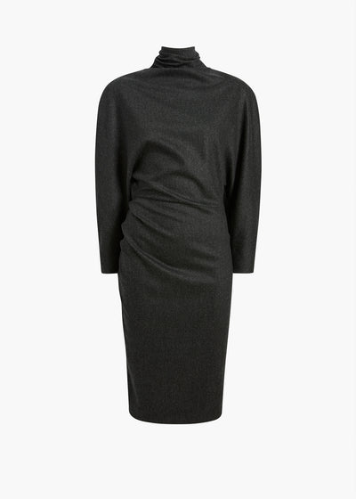 HARLIN DRESS CHARCOAL 5666604 205 GHOST ALT