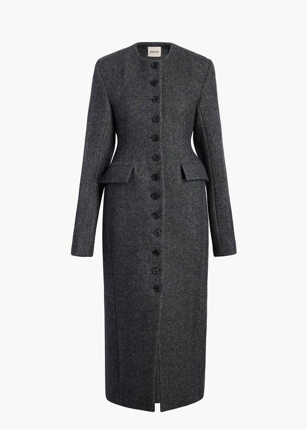 HARRISON COAT CHARCOAL 7166596 205 GHOST