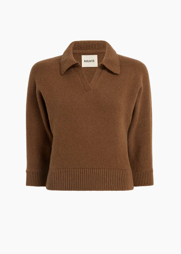 Herve Sweater in Maple FLAT VIEW