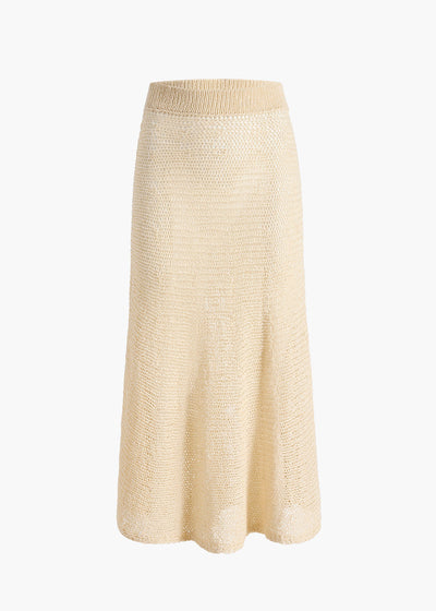 INAYA SKIRT IVORY 18166458 101 GHOST