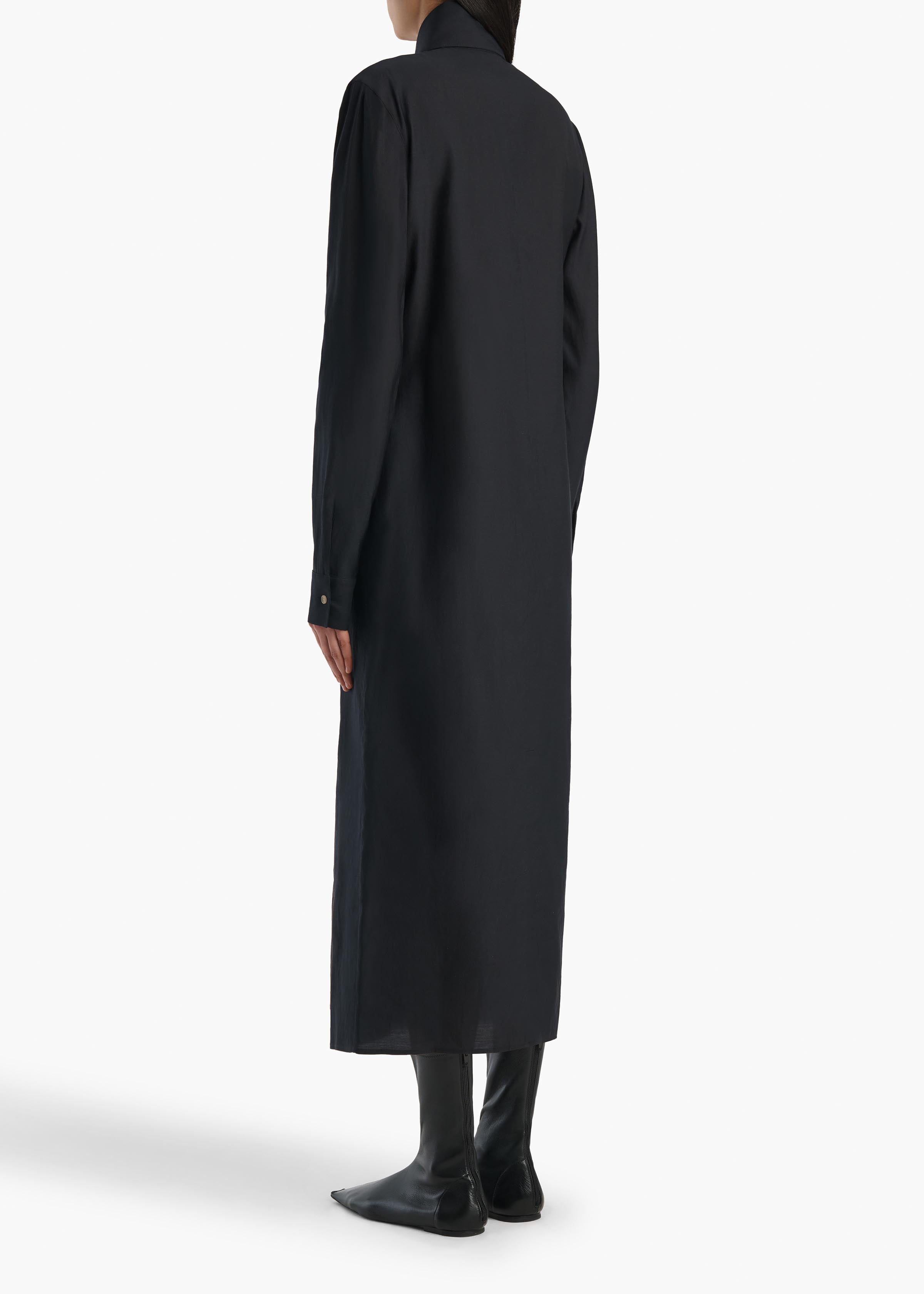 KHAITE - Ivanna Dress in Black