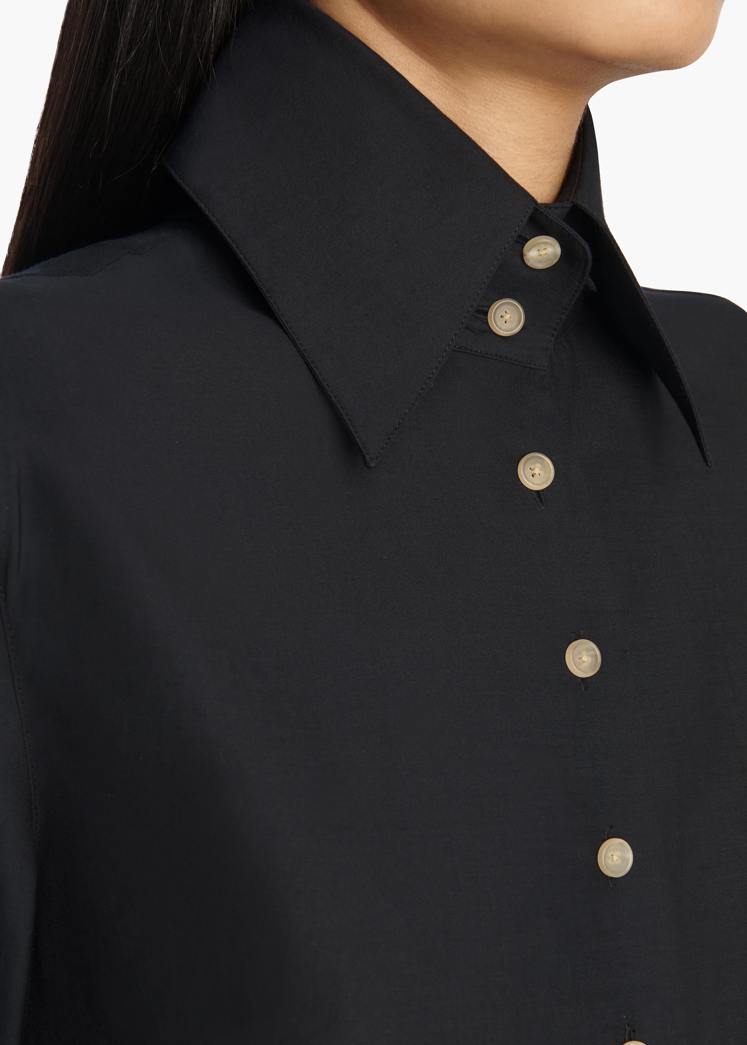 KHAITE - Ivanna Dress in Black