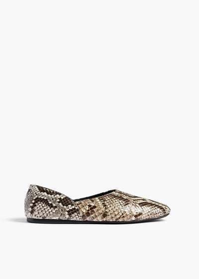 JANE FLAT NATURAL PYTHON F4058 928 121 A