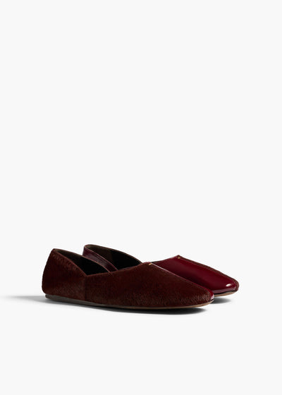JANE FLAT ROUGE NOIR F4058 1053 585 B