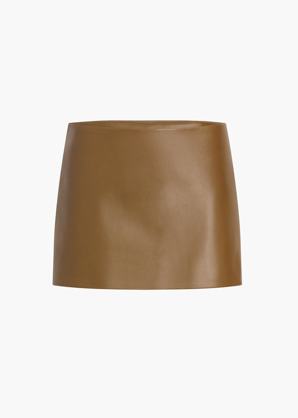 JETT SKIRT DARK OLIVE LEAHTER 41161012 429 GHOST