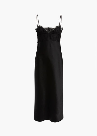 JOELLE DRESS BLACK 56684249 200 GHOST