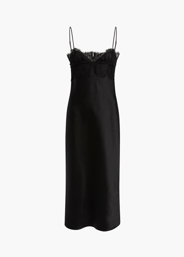 JOELLE DRESS BLACK 56684249 200 GHOST