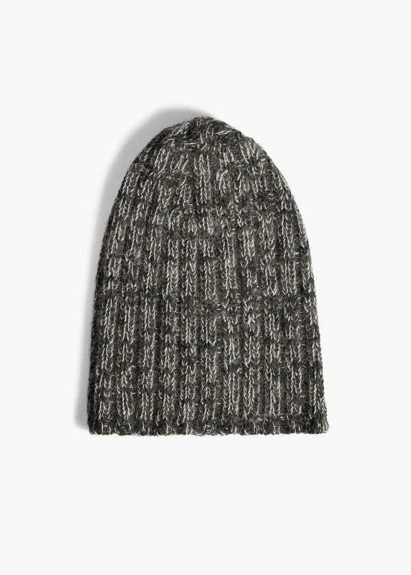 LAKE BEANIE CHARCOAL WHITE MULTI 18391675 779 A