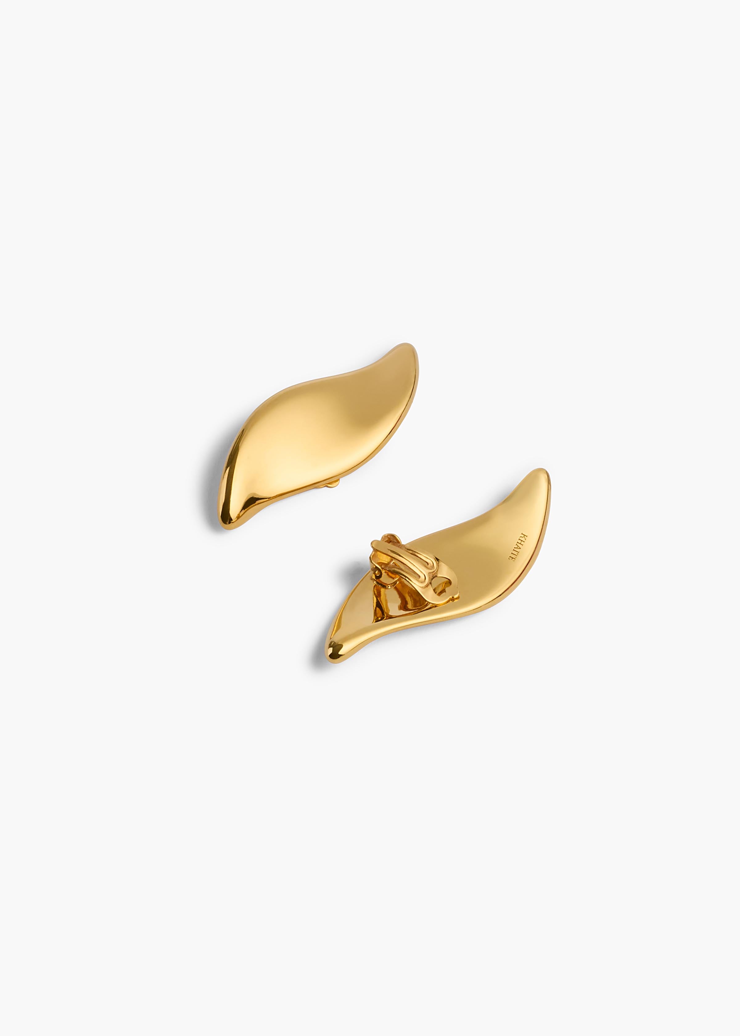LEAF CLIP EARRINGS GOLD 10166 006 917 B