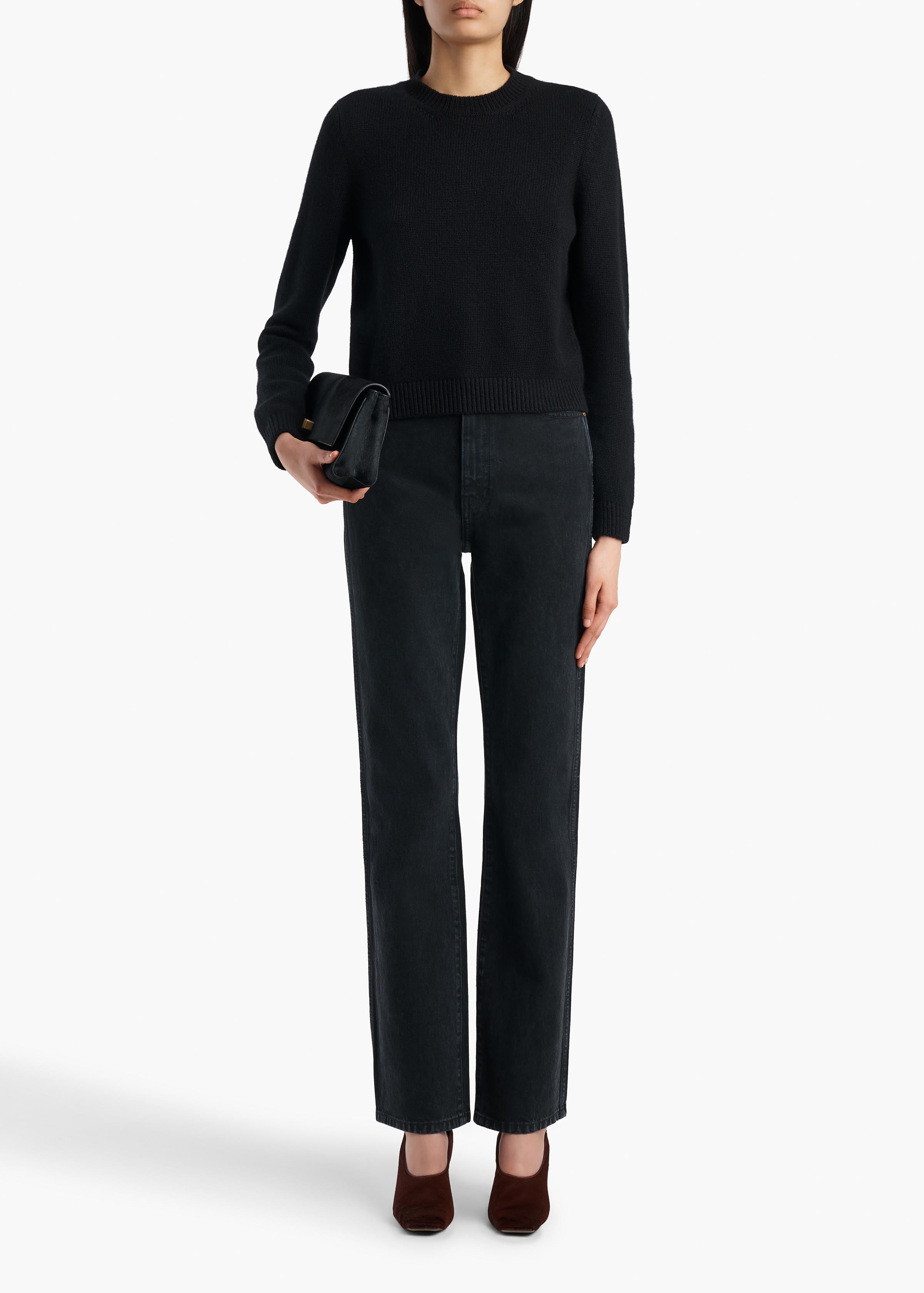 KHAITE - Leta Sweater in Black