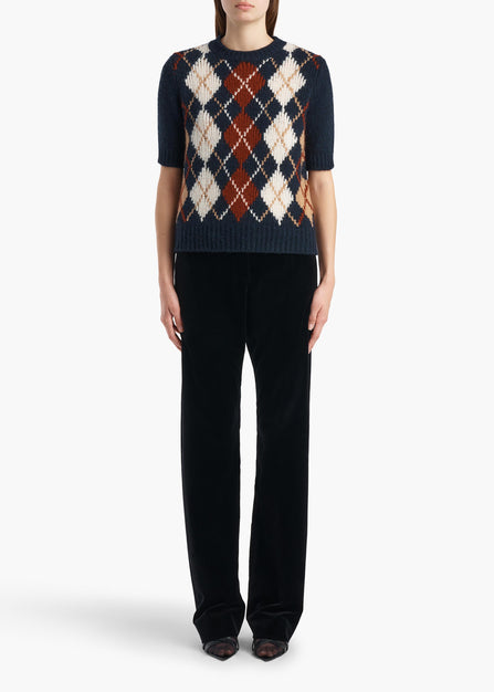 LISA SWEATER NAVY MULTI 18398552 352 A STYLED
