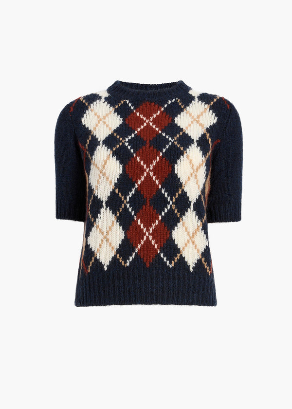 Lisa Sweater in Navy Multi