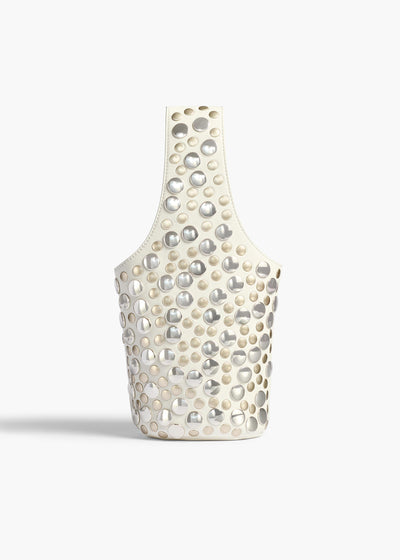 LIVIA SMALL BAG W MULTI STUDS OPTIC WHITE H2031 890 131 A