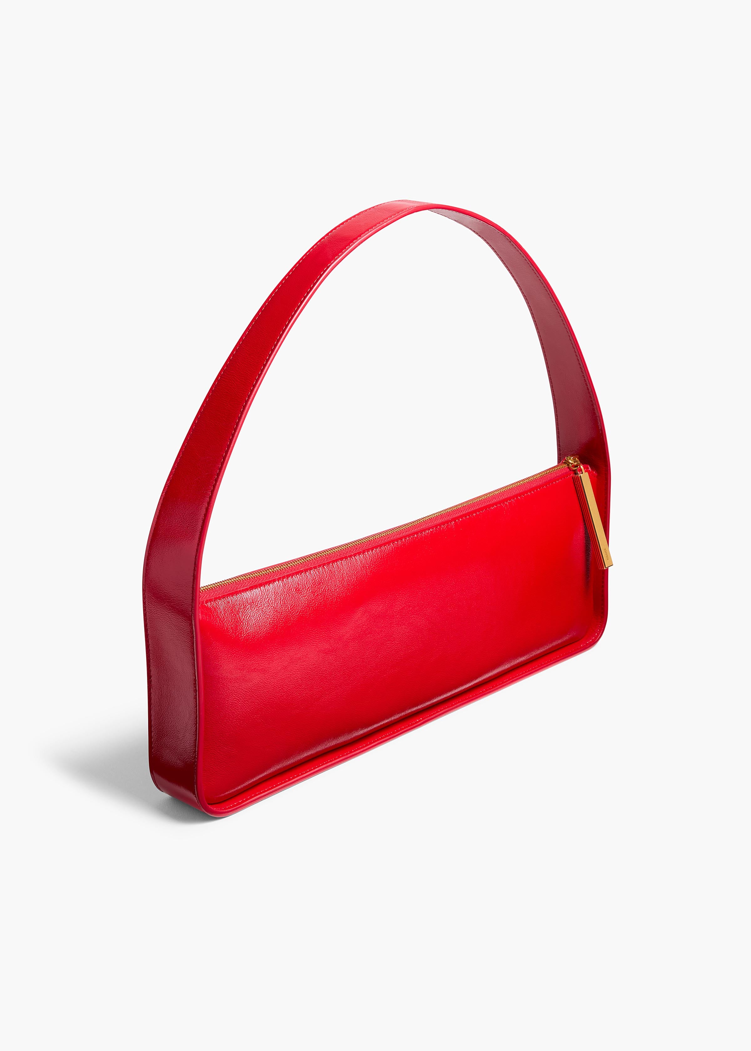 Lori Baguette Bag in Rebel Crackle Patent Leather BACK VIEW