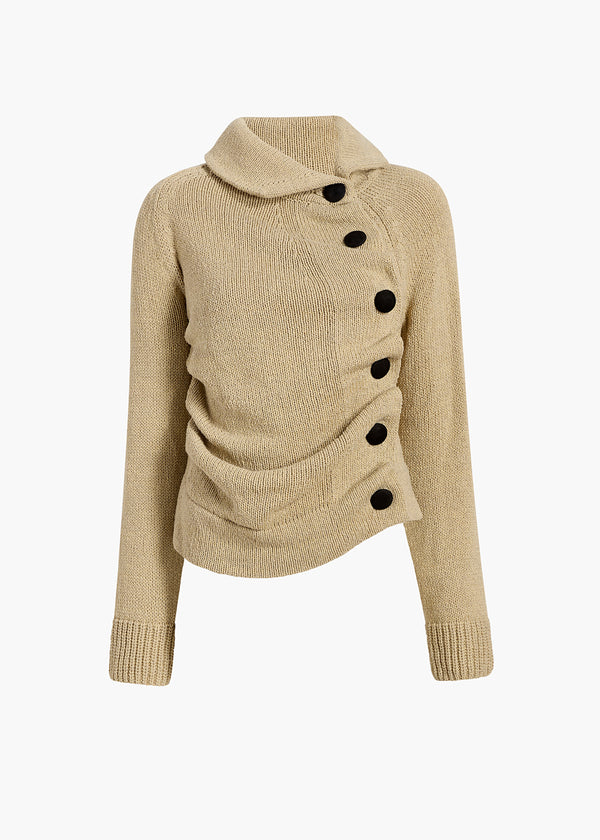 Lorrai Cardigan in Beige