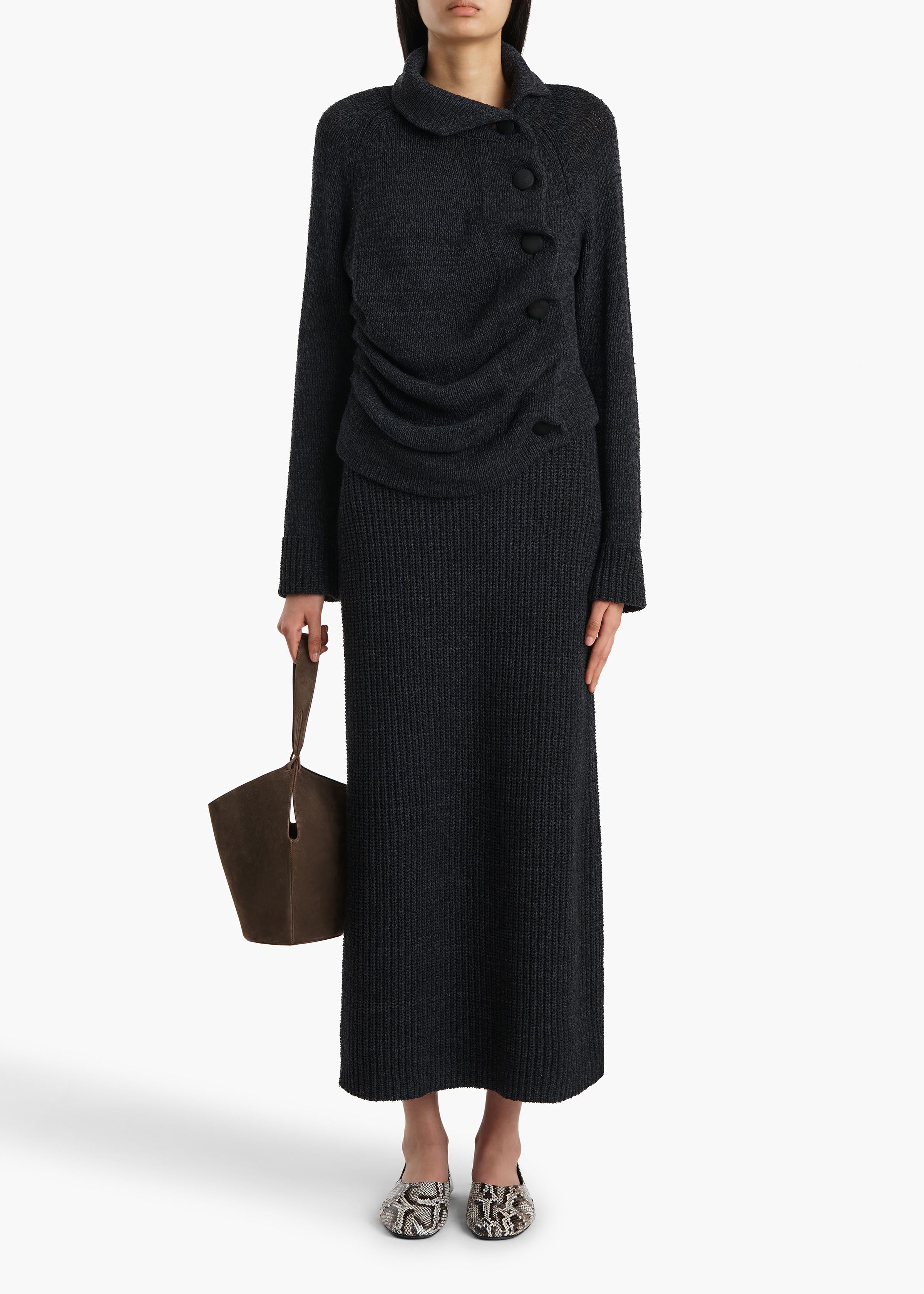 LORRAI CARDIGAN BLACK 9813458 200 A STYLED