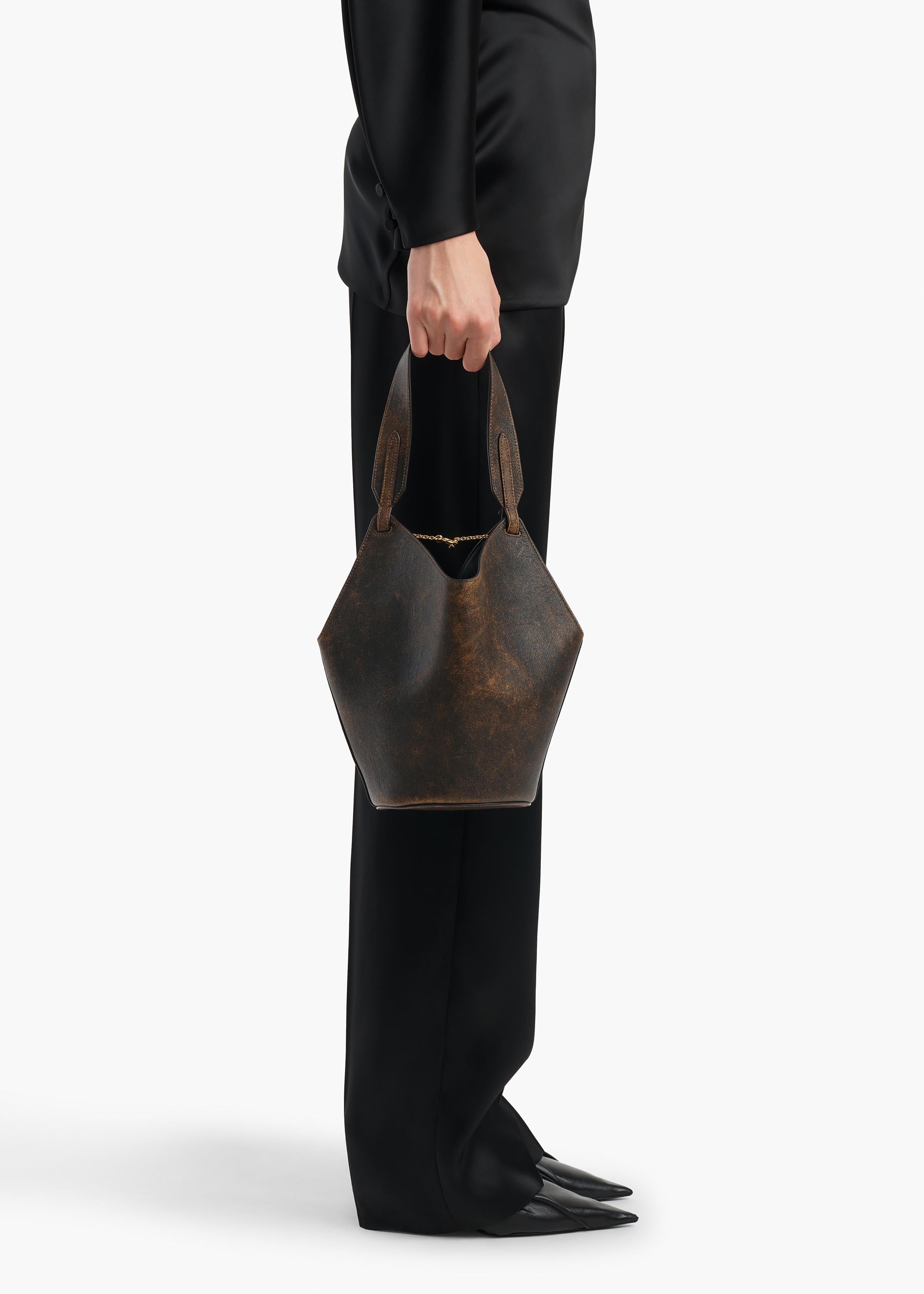 LOTUS MINI TOTE NATURALBLACK H2056 1072 150 E
