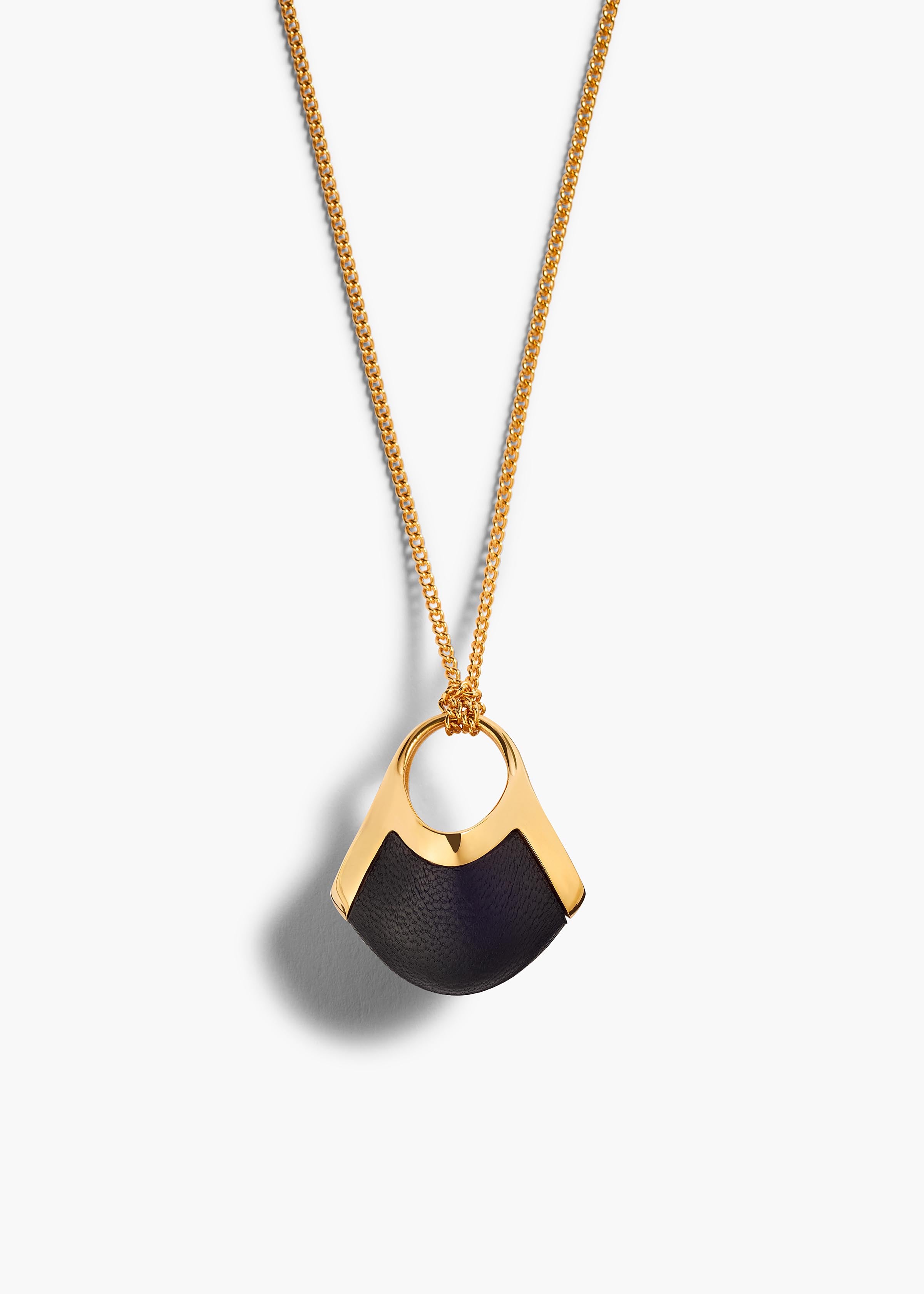 LOTUS SMALL PENDANT GOLD BLACK 10139 887 200 D