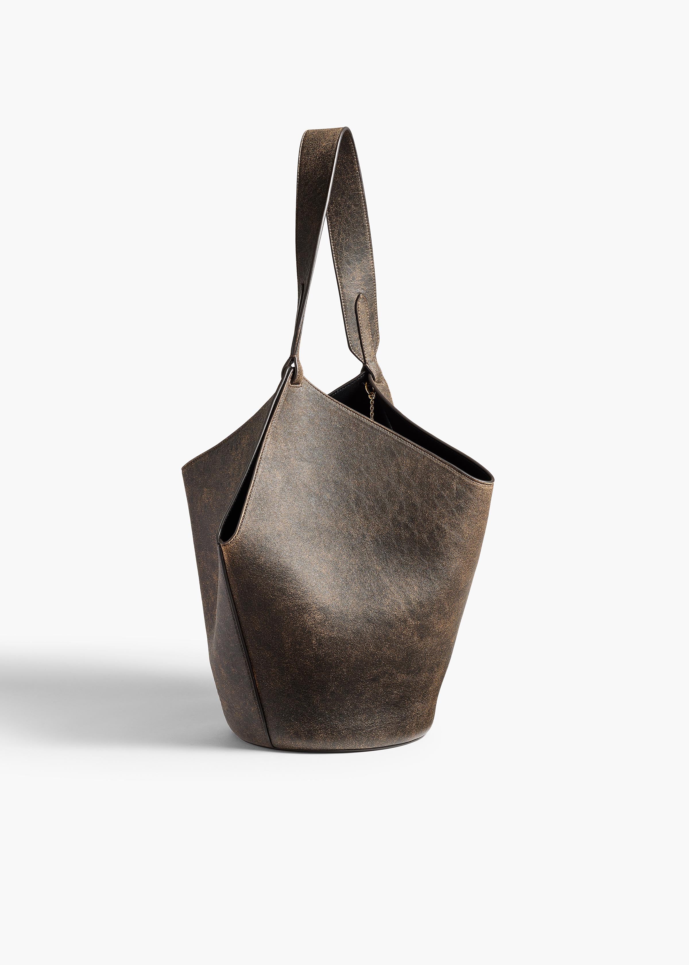 LOTUS SMALL TOTE NATURAL BLACK H2043 1072 150 B