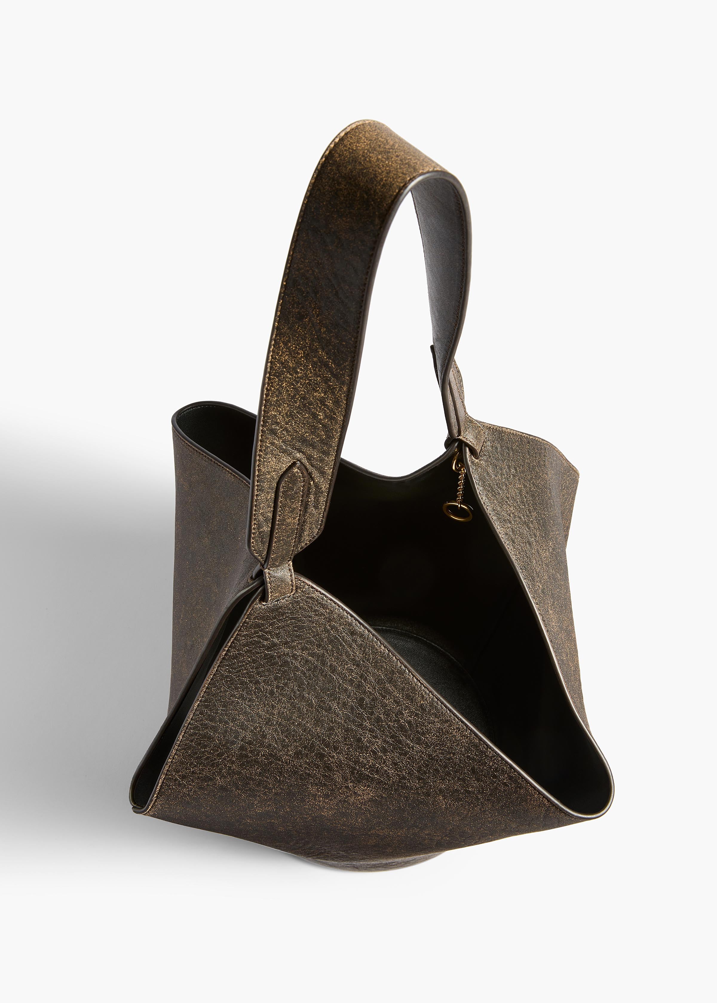 LOTUS SMALL TOTE NATURAL BLACK H2043 1072 150 C