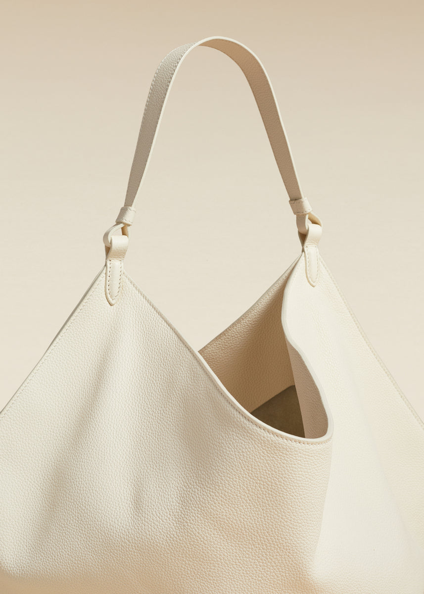 White Medium Leather Bag