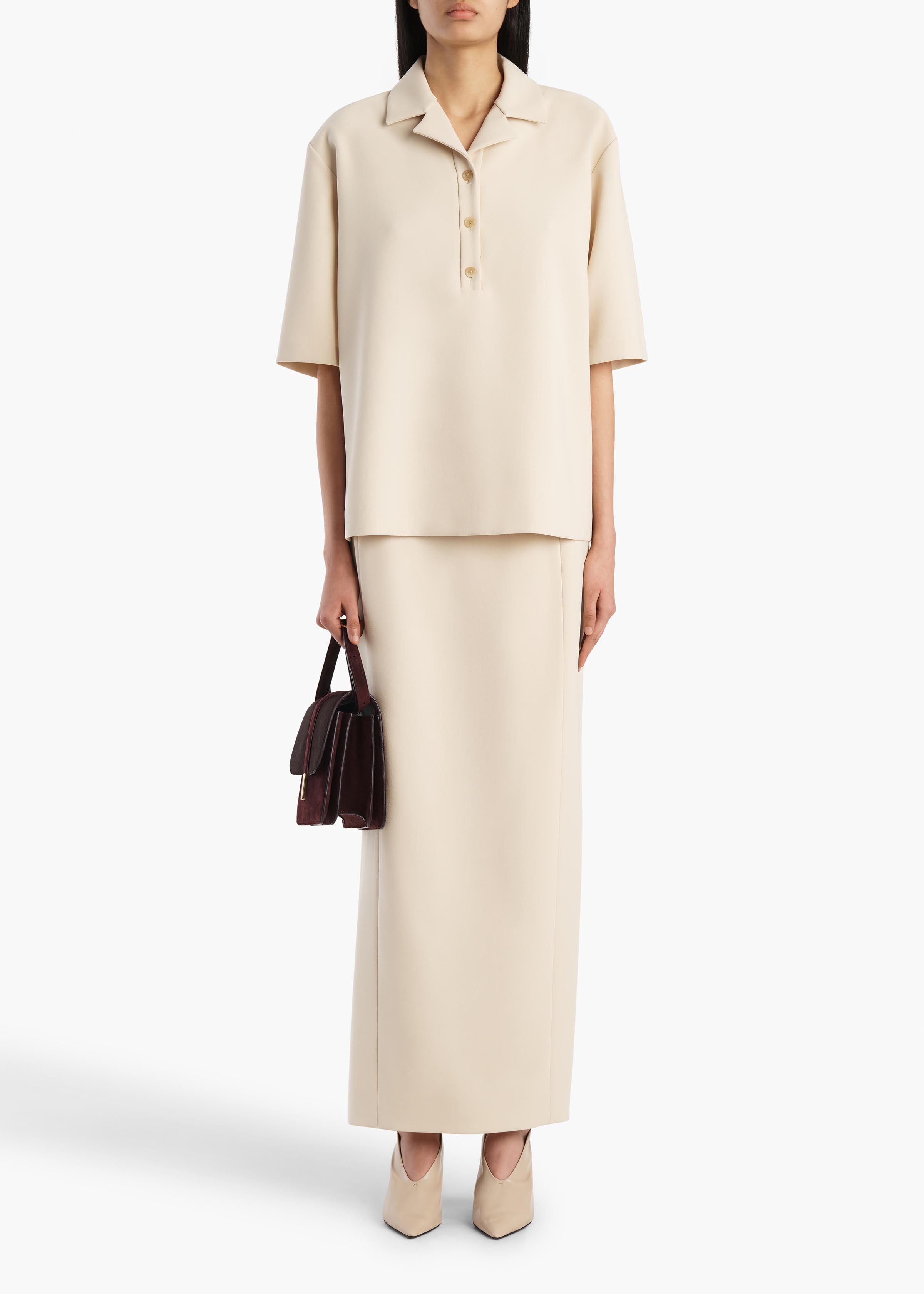 LOUCIN TOP IVORY GLOW 24844231 658 A STYLED