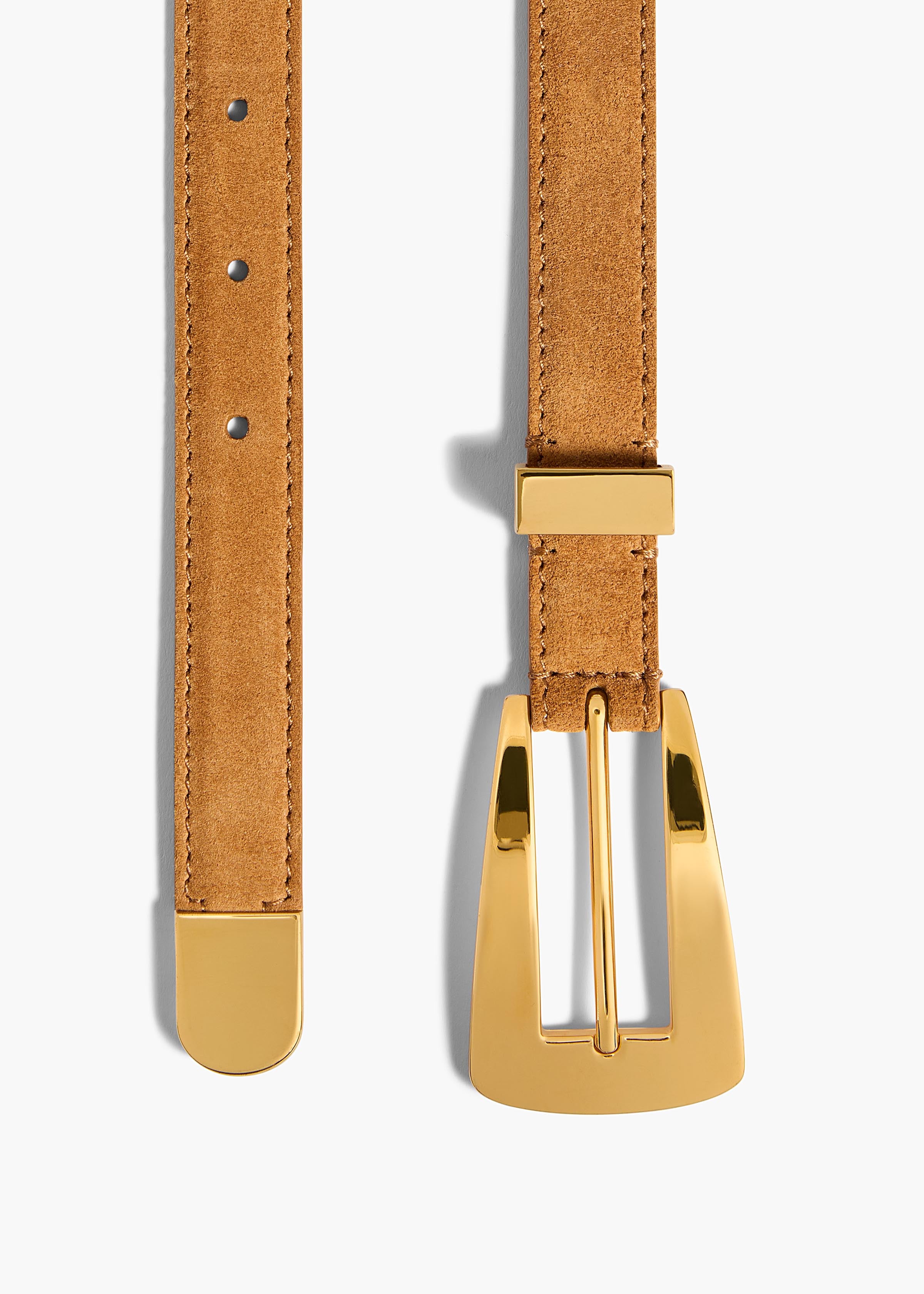 LUCCA BELT GOLD 20MM CARAMEL WHSL 10127 1031 902 C
