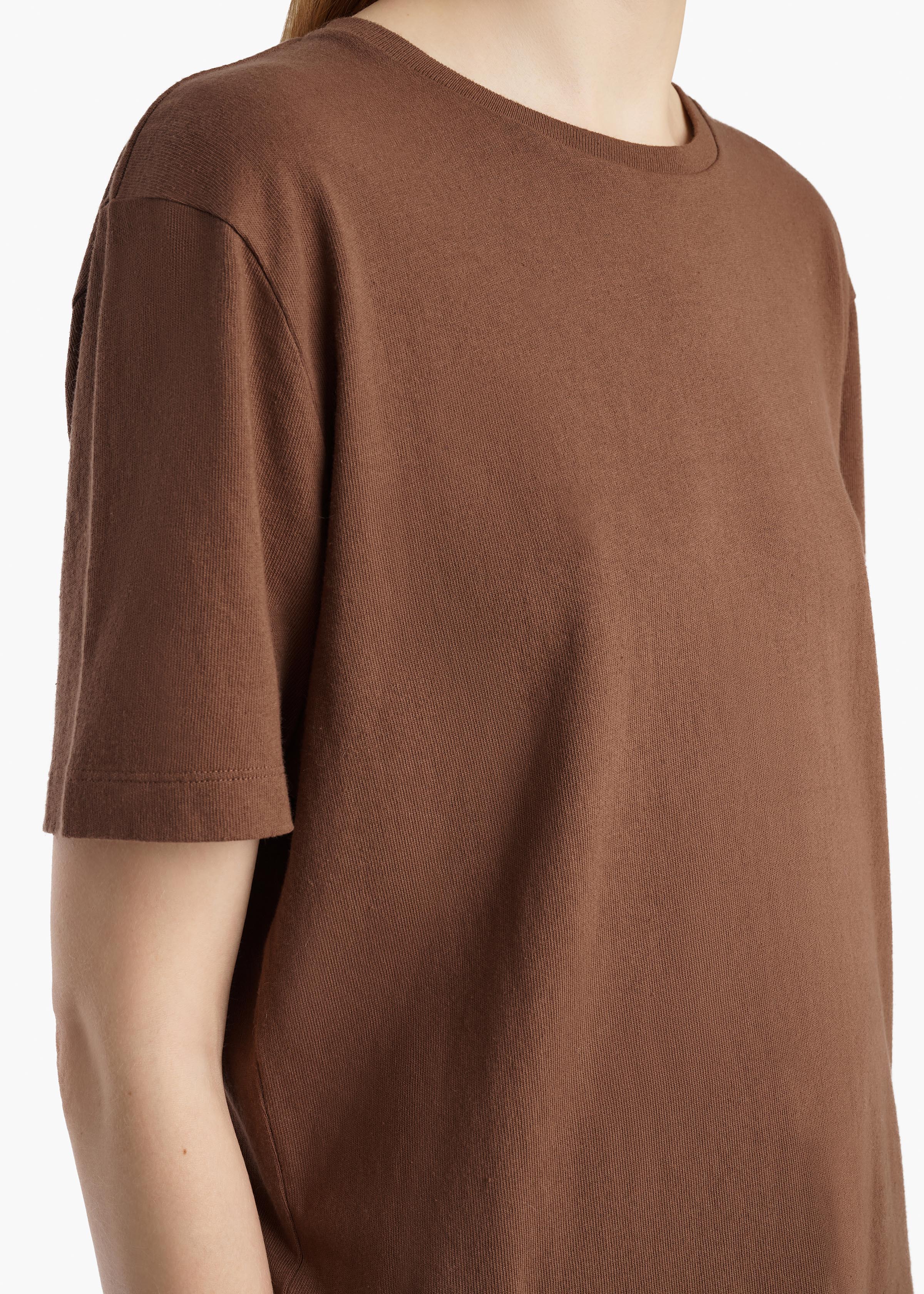MAE SHORT SLEEVE TEE SHIRT CHESTNUT 2196138 934 D
