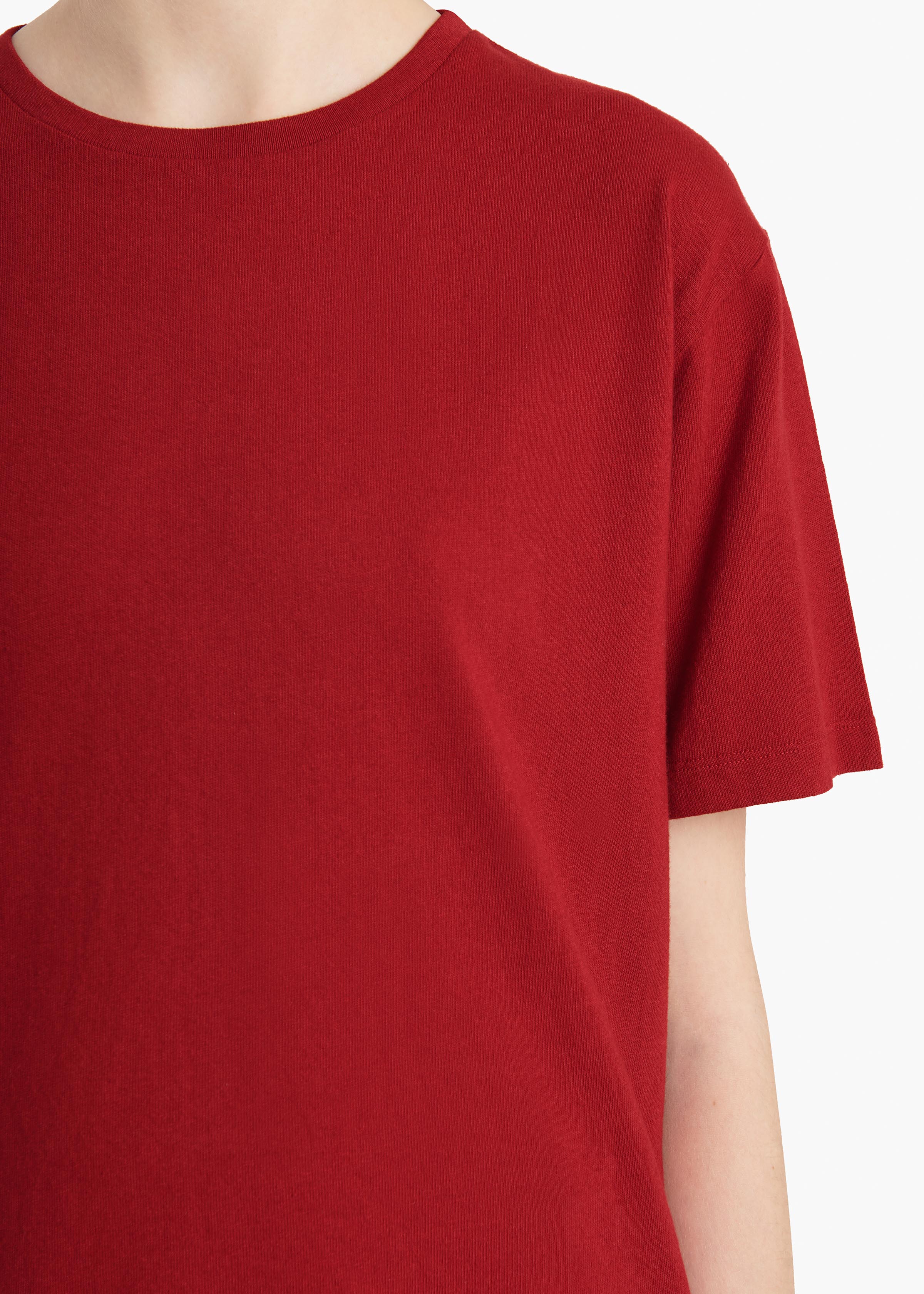 MAE SHORT SLEEVE TEE SHIRT CRIMSON 2196138 515 D