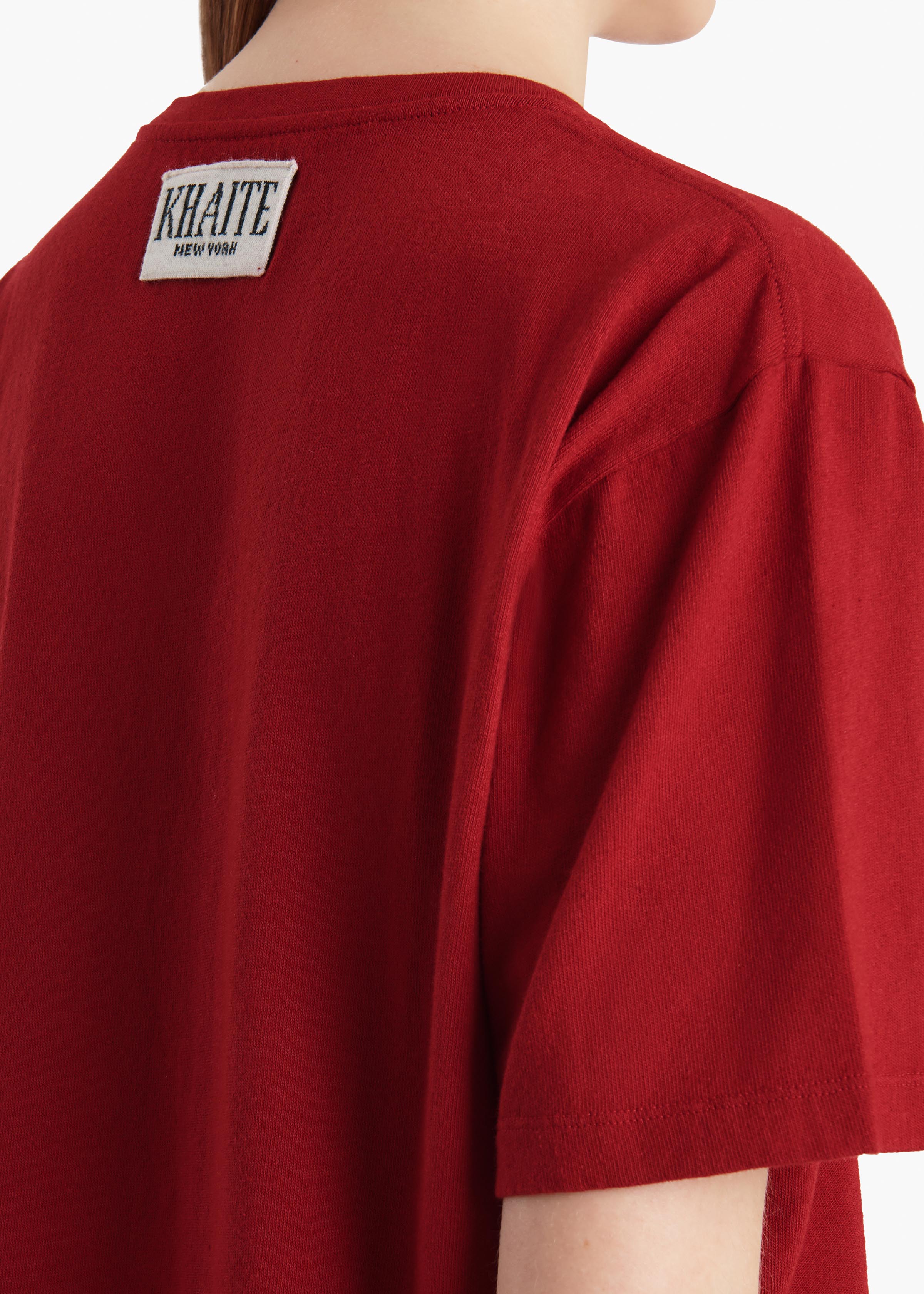 MAE SHORT SLEEVE TEE SHIRT CRIMSON 2196138 515 E