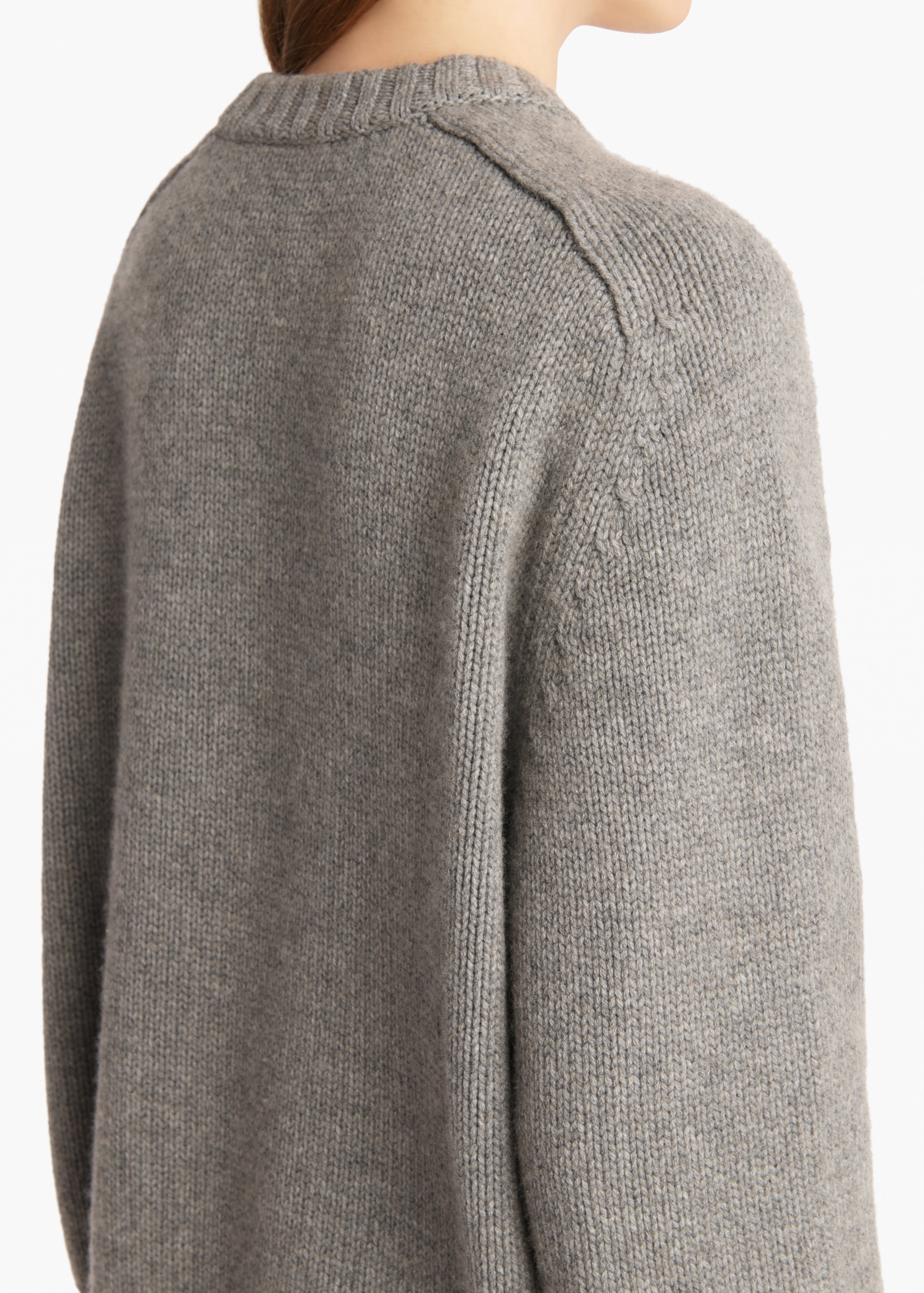 Mae Sweater in Warm Grey DETAILED VIEW 2