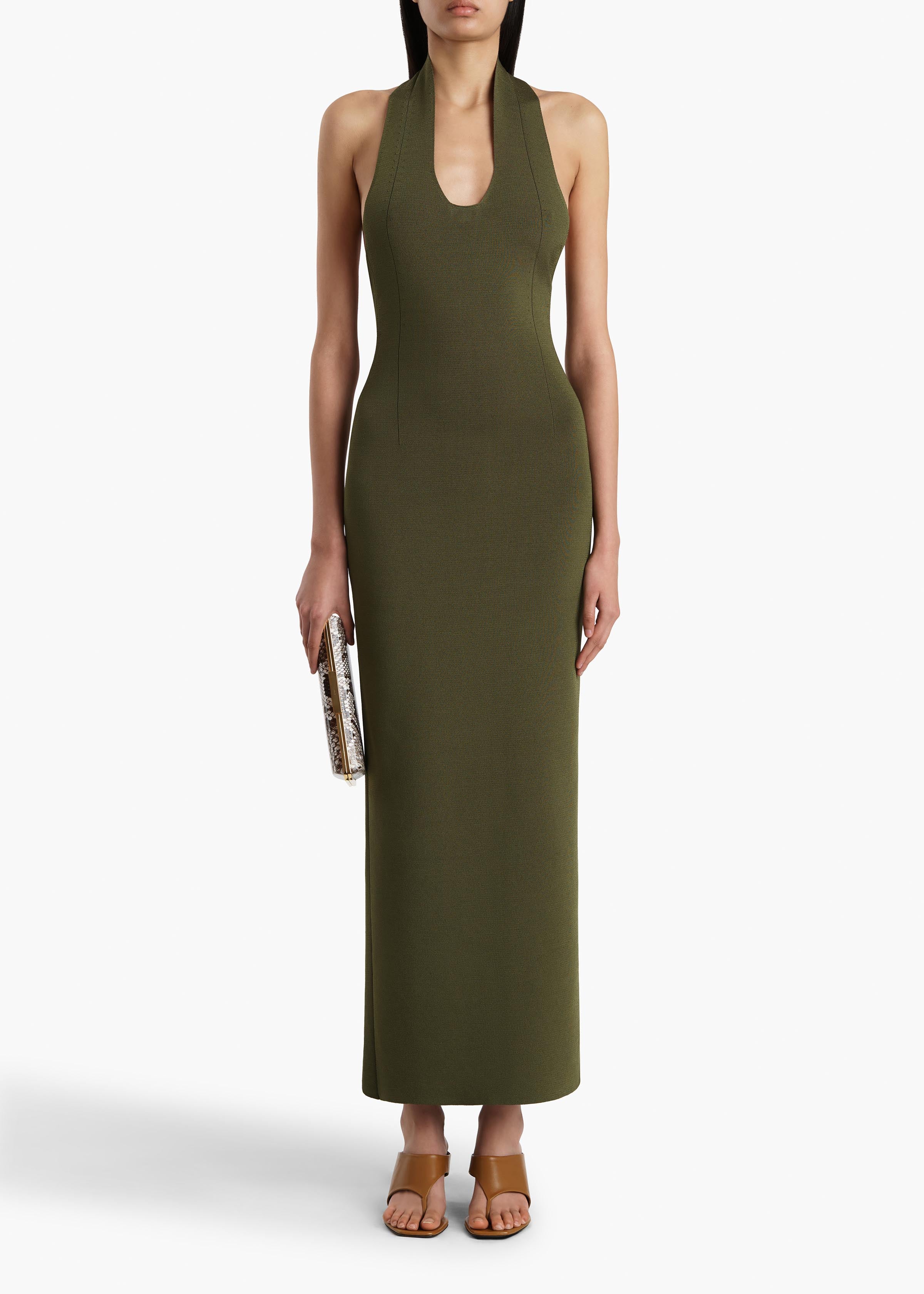 MAHI DRESS OLIVE 18207429 420 A STYLED