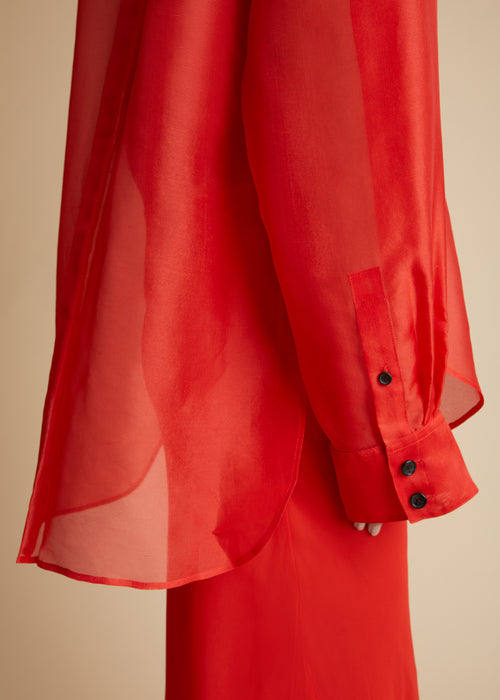 The Mahmet Top in Fire Red