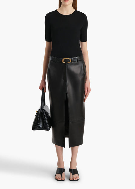 MAJ TOP BLACK 18215429 200 A STYLED