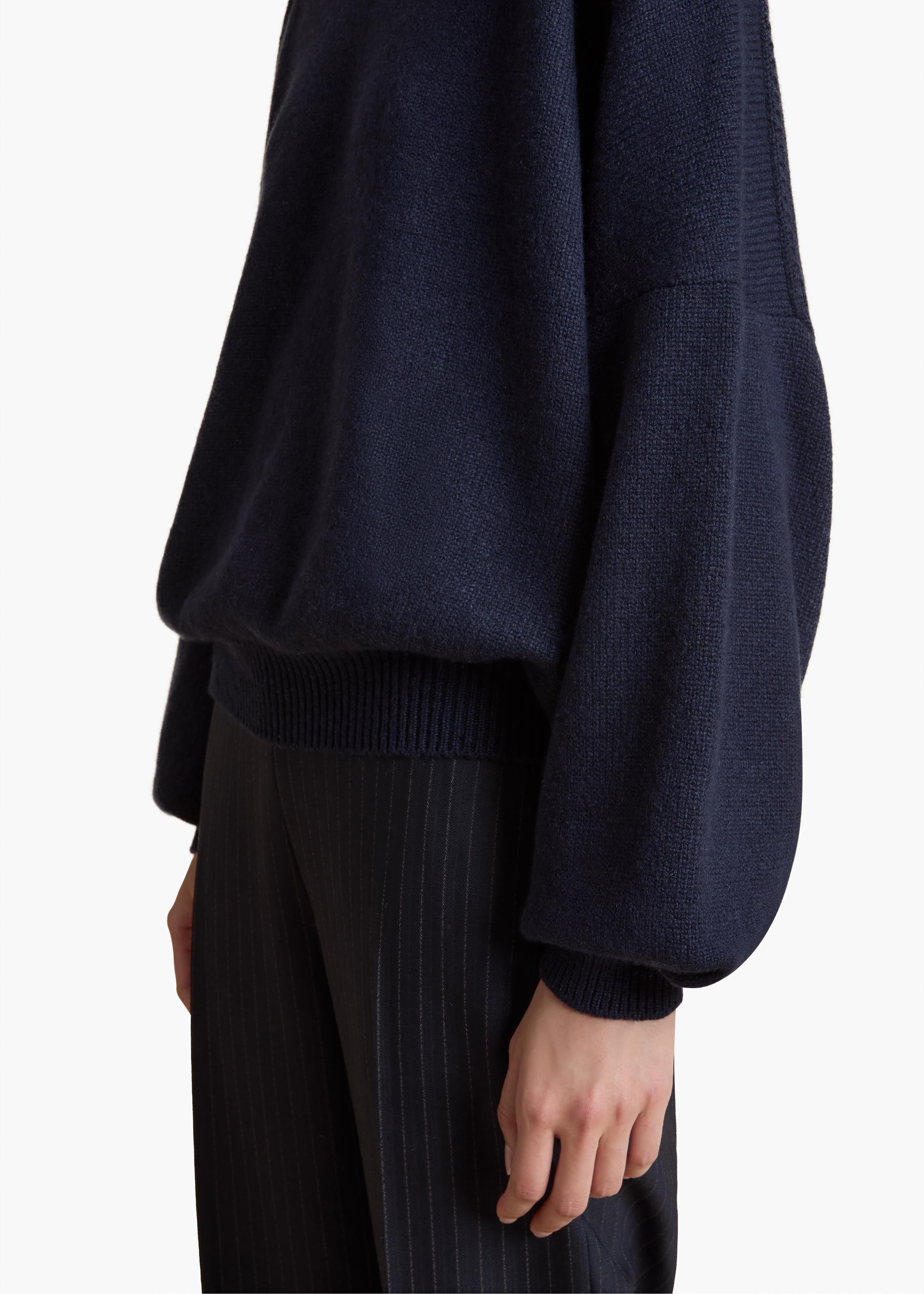 Margaux Sweater in Midnight DETAILED VIEW 1