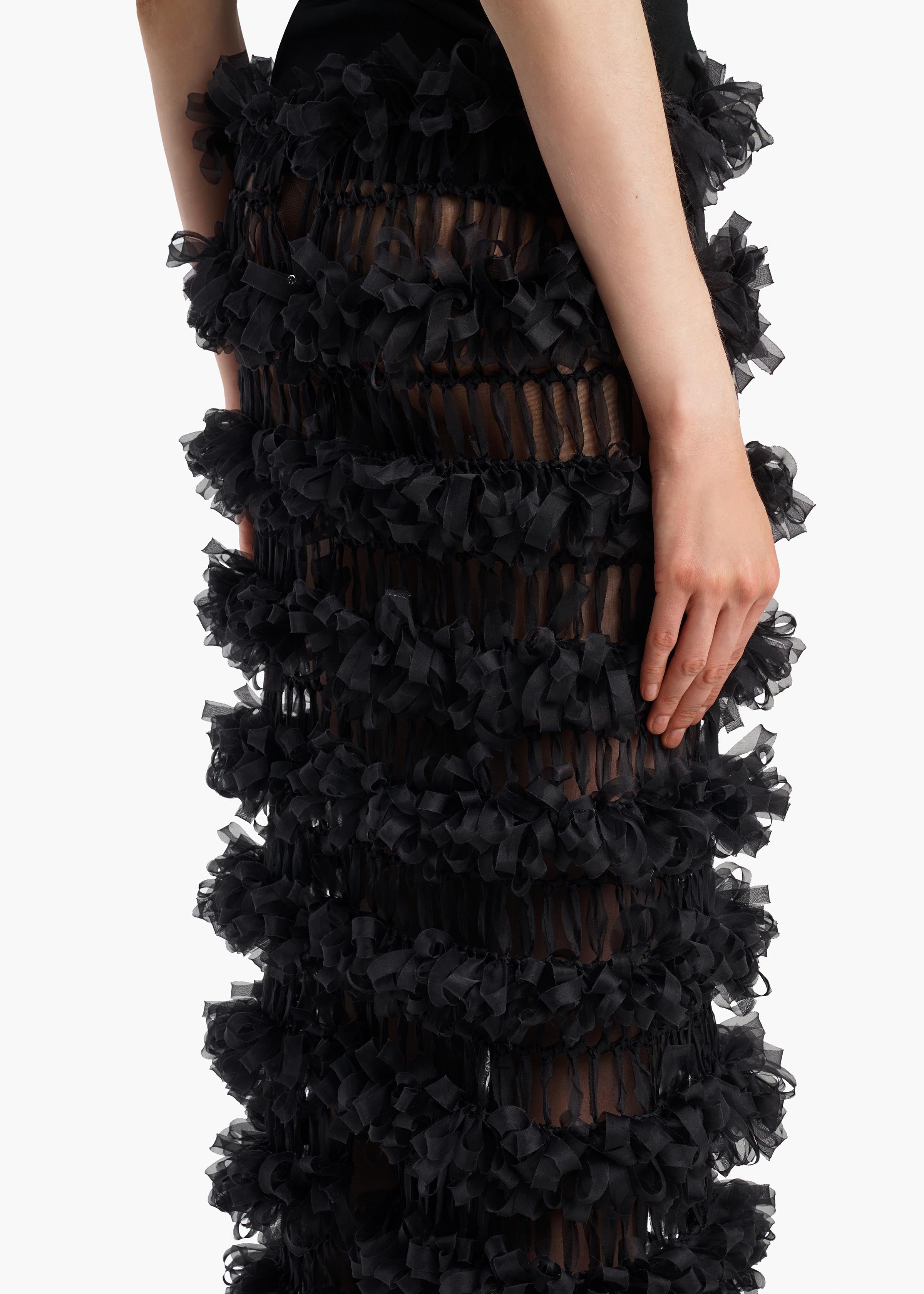 KHAITE - Marie Skirt in Black