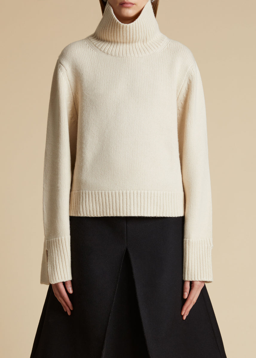 The Marion Sweater in Custard